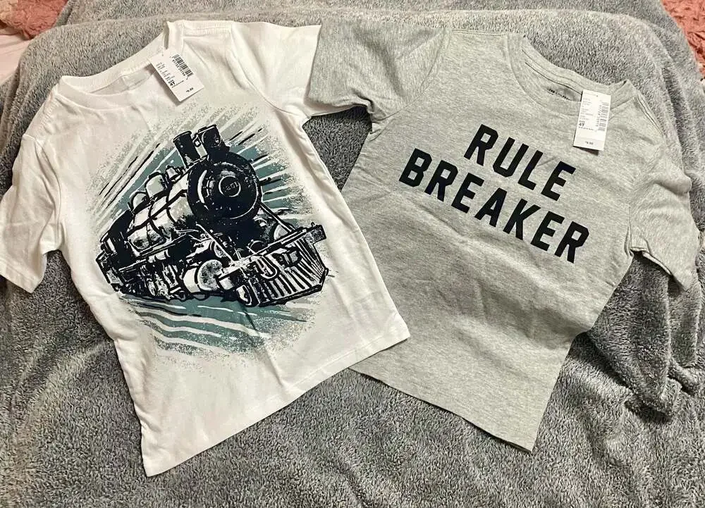 The Children's Place Toddler Boys Train and Rule Breaker Short Sleeve T-Shirt